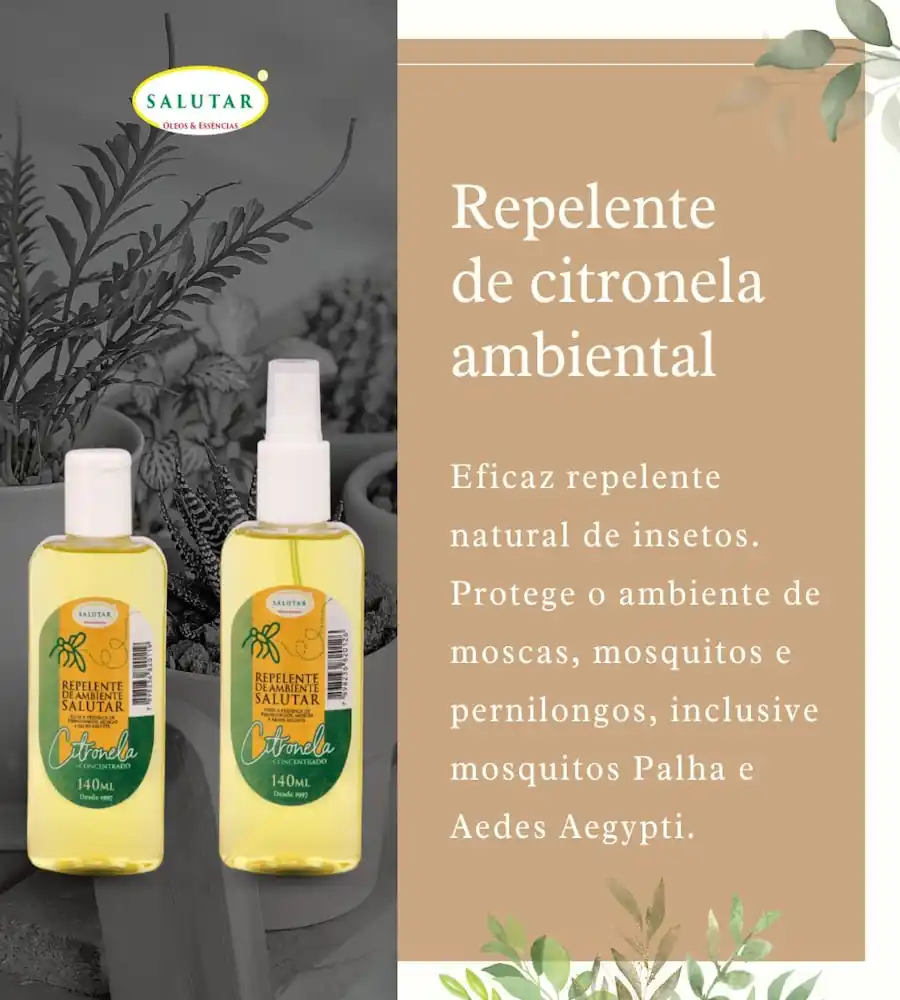 Repelente de Citronela Natural Salutar