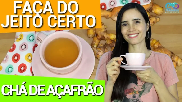 O Verdadeiro CHÁ de AÇAFRÃO